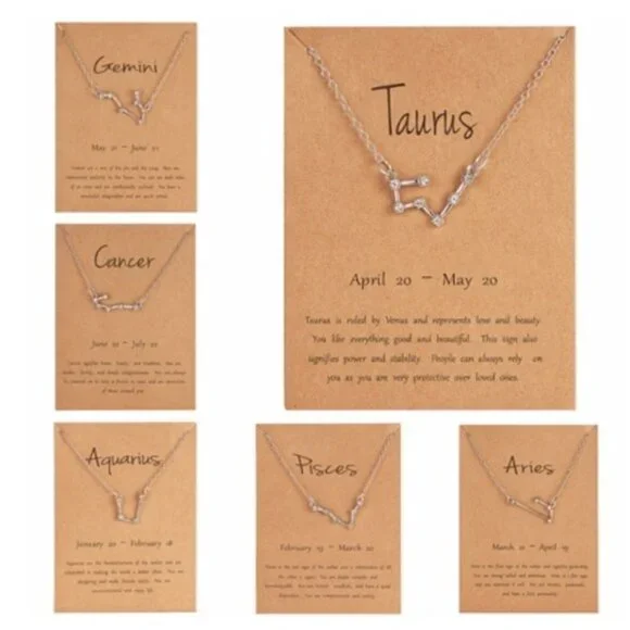 Zodiac Constellations Necklace by Golden Threads … - Picture 5 of 11